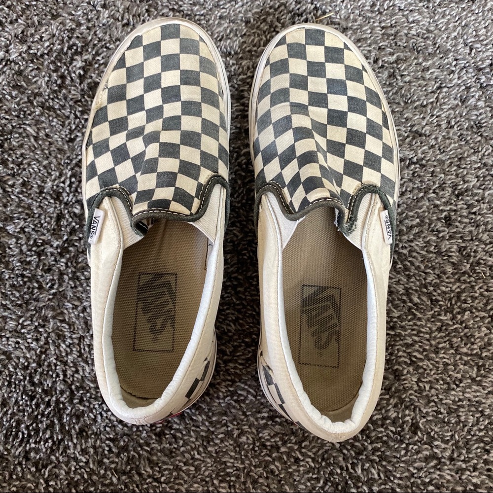 Checkered Vans